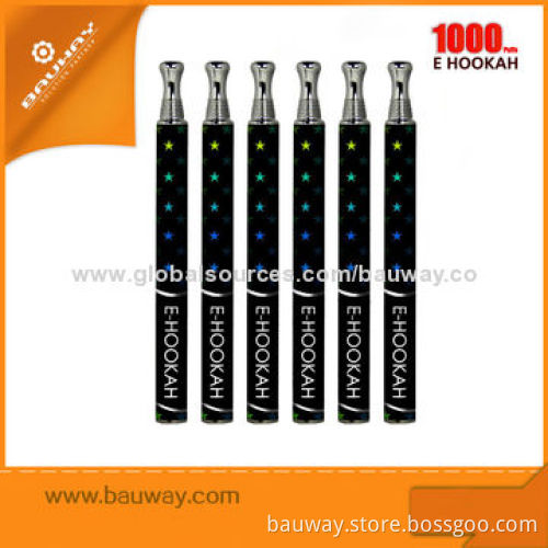 Bauway Manufacturer 1,000 Puffs Disposable E-hookah E Cigarettes with Different Flavors